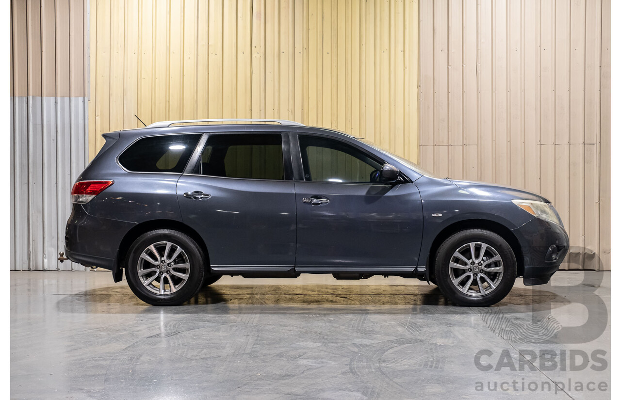 12/2013 Nissan Pathfinder ST (4x2) R52 4d Wagon Grey 3.5L - 7 Seater