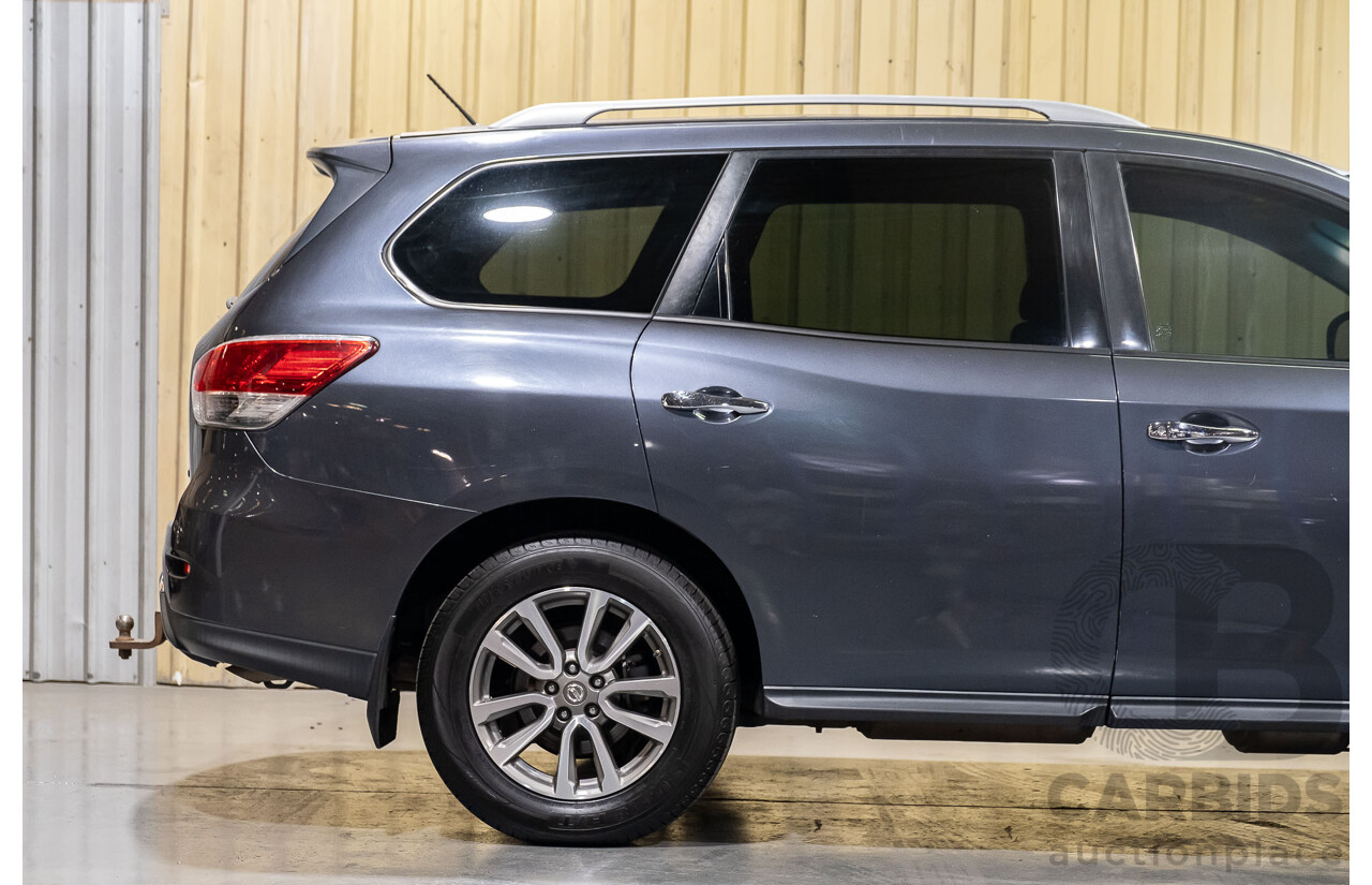 12/2013 Nissan Pathfinder ST (4x2) R52 4d Wagon Grey 3.5L - 7 Seater