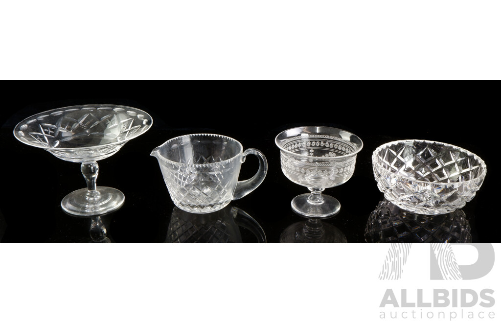 A Quality Selection of Crystal Serving Ware Inlcuding Tudor, Stuart and More