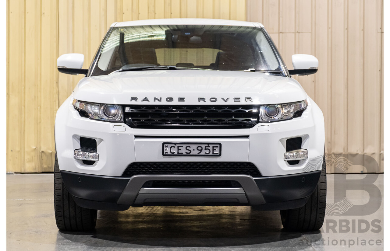 1/2012 Land Rover Range Rover Evoque Si4 PURE LV 5d Wagon White 2.0L Turbo Petrol