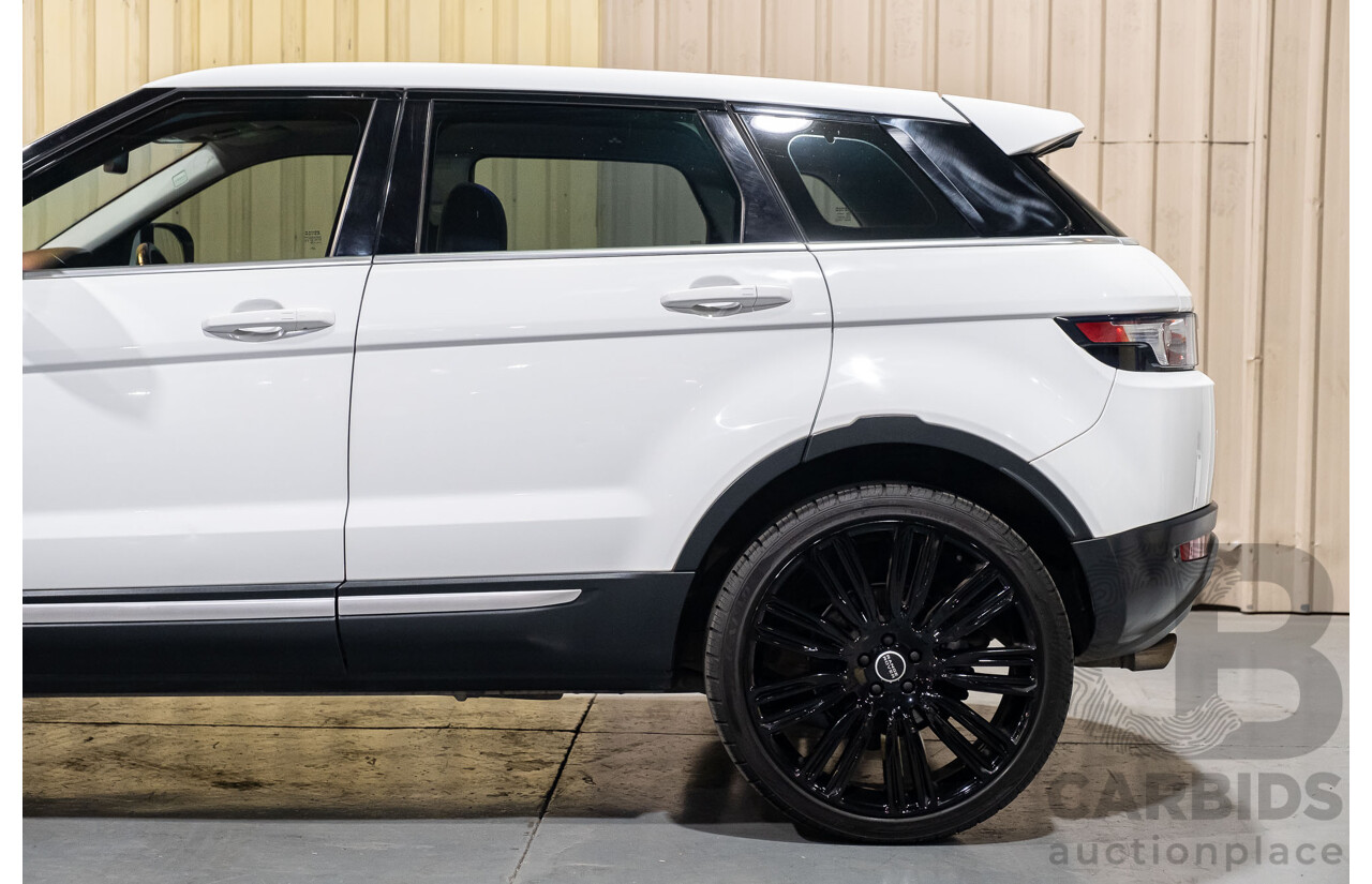 1/2012 Land Rover Range Rover Evoque Si4 PURE LV 5d Wagon White 2.0L Turbo Petrol