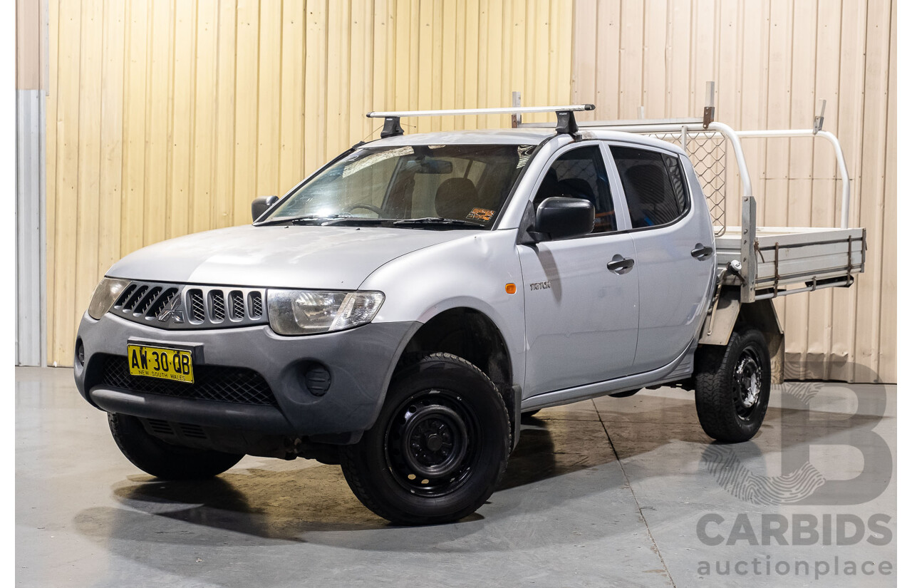 7/2008 Mitsubishi Triton GLX (4x4) ML MY08 Double Cab Utility Silver 3.2L Turbo Diesel