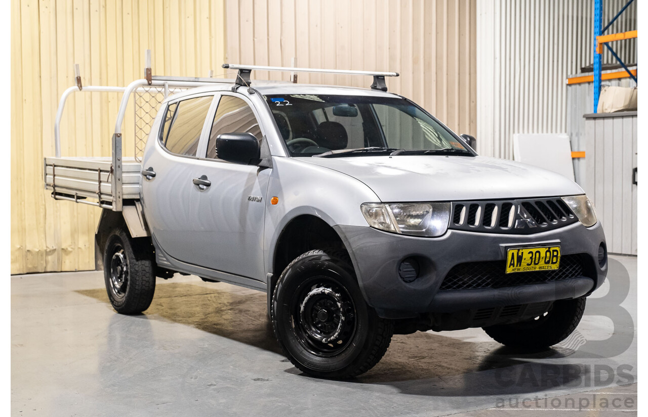 7/2008 Mitsubishi Triton GLX (4x4) ML MY08 Double Cab Utility Silver 3.2L Turbo Diesel