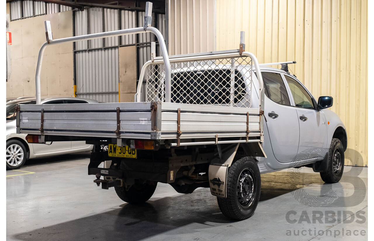 7/2008 Mitsubishi Triton GLX (4x4) ML MY08 Double Cab Utility Silver 3.2L Turbo Diesel