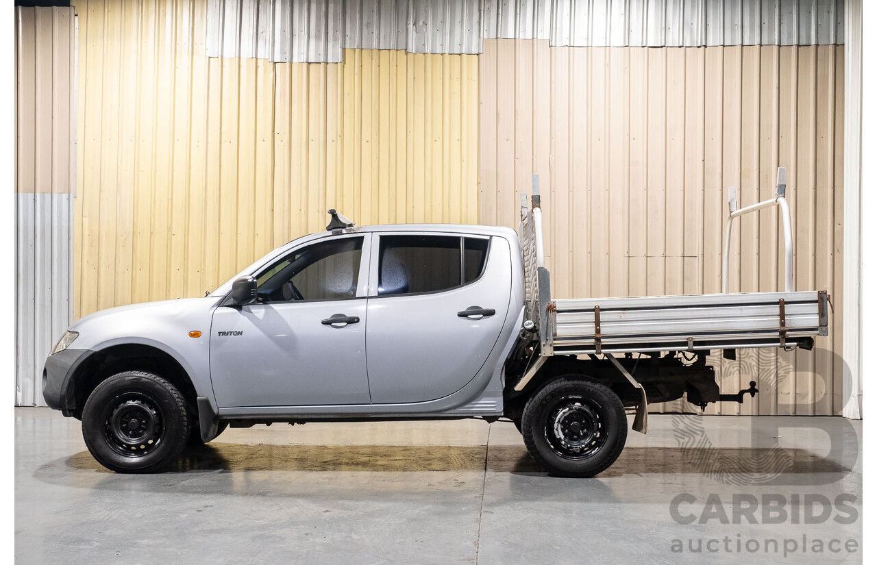 7/2008 Mitsubishi Triton GLX (4x4) ML MY08 Double Cab Utility Silver 3.2L Turbo Diesel