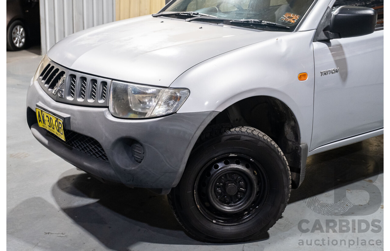 7/2008 Mitsubishi Triton GLX (4x4) ML MY08 Double Cab Utility Silver 3.2L Turbo Diesel