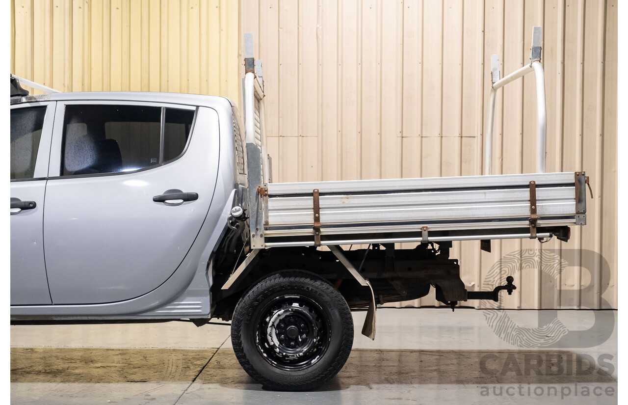 7/2008 Mitsubishi Triton GLX (4x4) ML MY08 Double Cab Utility Silver 3.2L Turbo Diesel