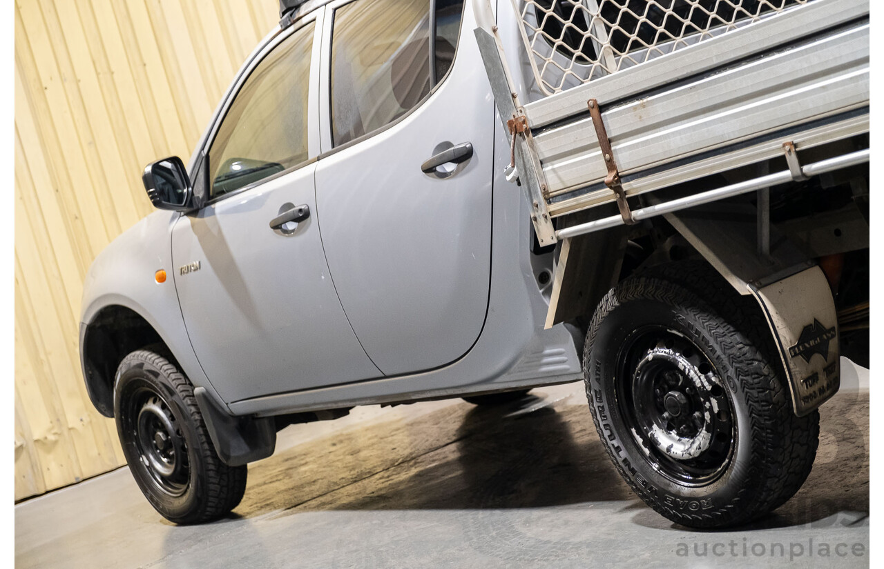 7/2008 Mitsubishi Triton GLX (4x4) ML MY08 Double Cab Utility Silver 3.2L Turbo Diesel