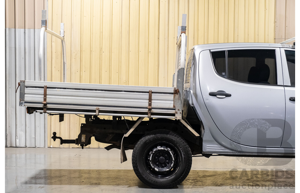 7/2008 Mitsubishi Triton GLX (4x4) ML MY08 Double Cab Utility Silver 3.2L Turbo Diesel