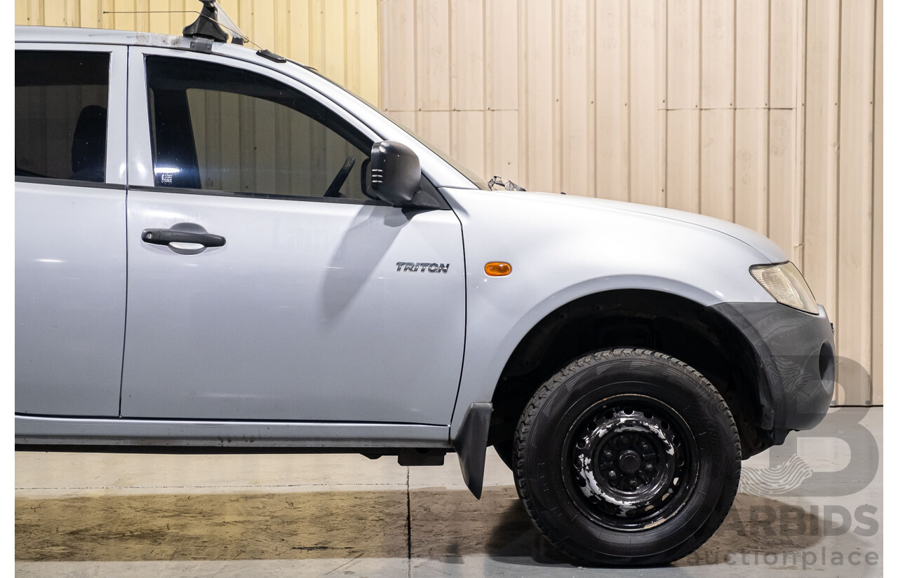 7/2008 Mitsubishi Triton GLX (4x4) ML MY08 Double Cab Utility Silver 3.2L Turbo Diesel