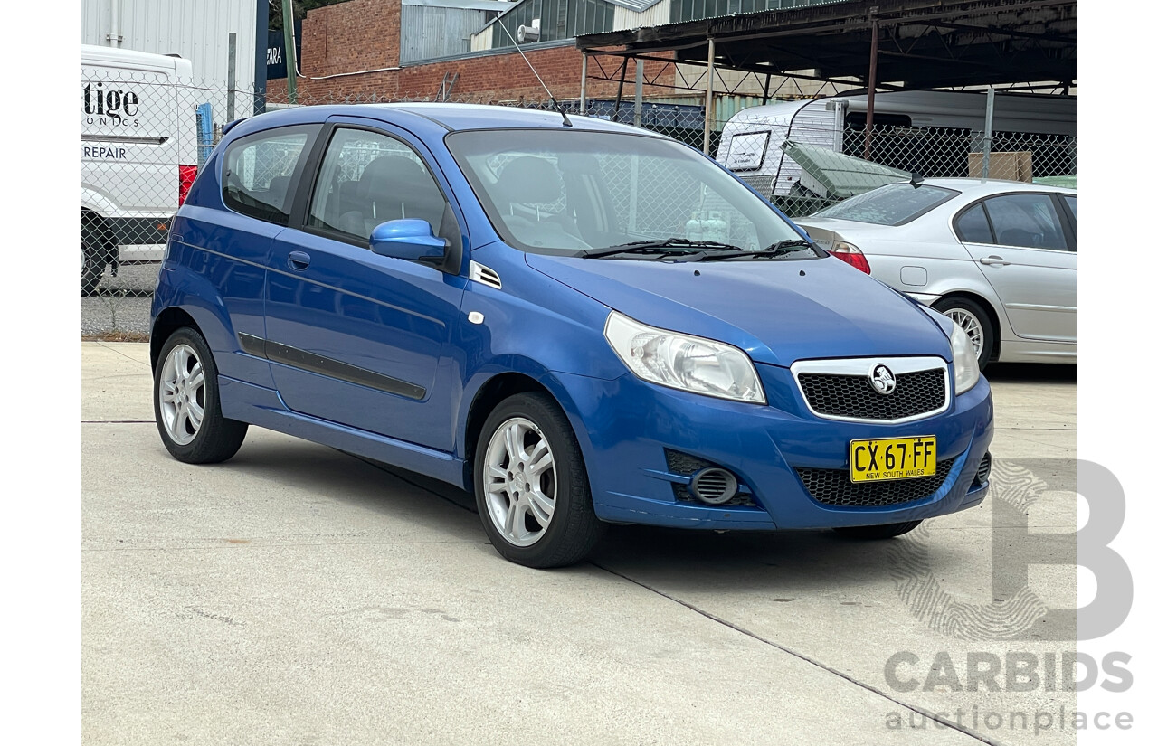 11/2008 Holden Barina  TK MY08 3d Hatchback Blue 1.6L