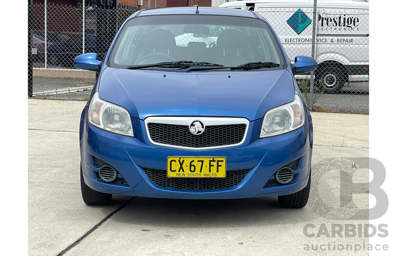 11/2008 Holden Barina  TK MY08 3d Hatchback Blue 1.6L