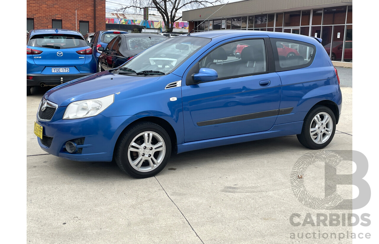 11/2008 Holden Barina  TK MY08 3d Hatchback Blue 1.6L