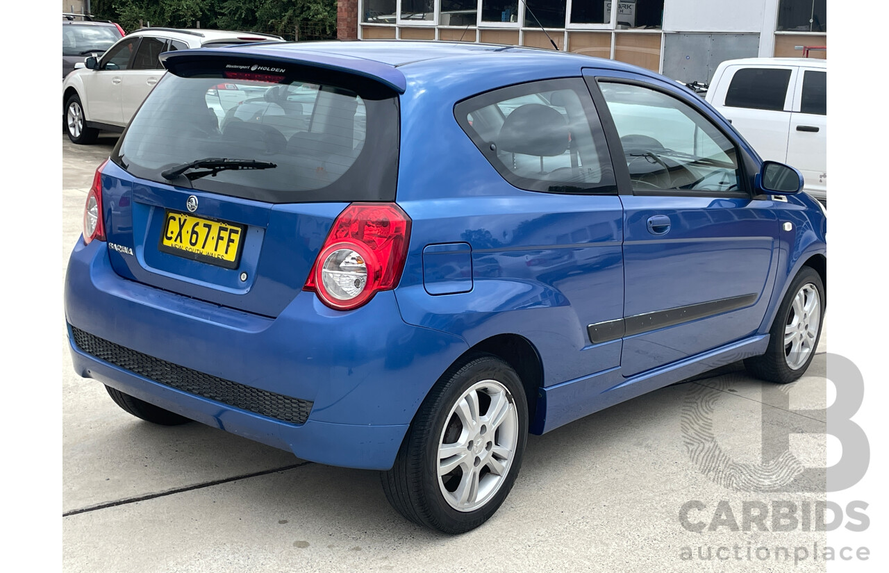 11/2008 Holden Barina  TK MY08 3d Hatchback Blue 1.6L