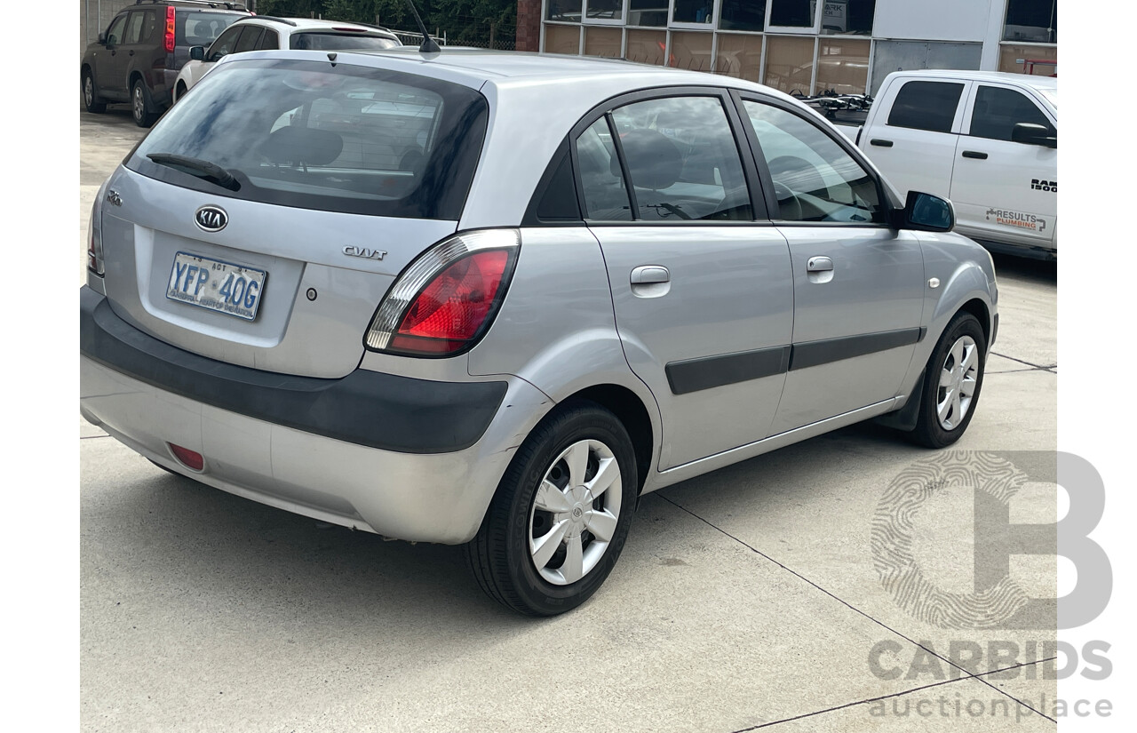 6/2007 Kia RIO EX JB 5d Hatchback Silver 1.6L