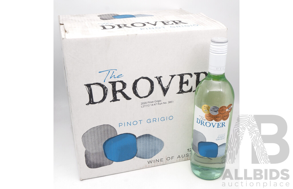 The Drover 2020 Pinot Grigio 750ml Case of 12