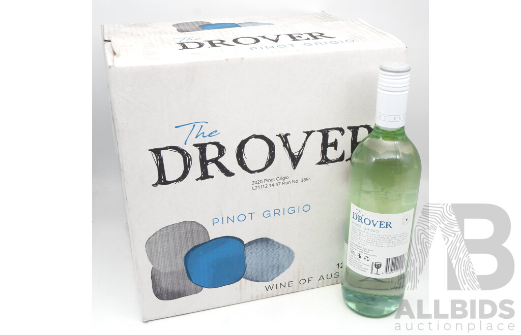 The Drover 2020 Pinot Grigio 750ml Case of 12