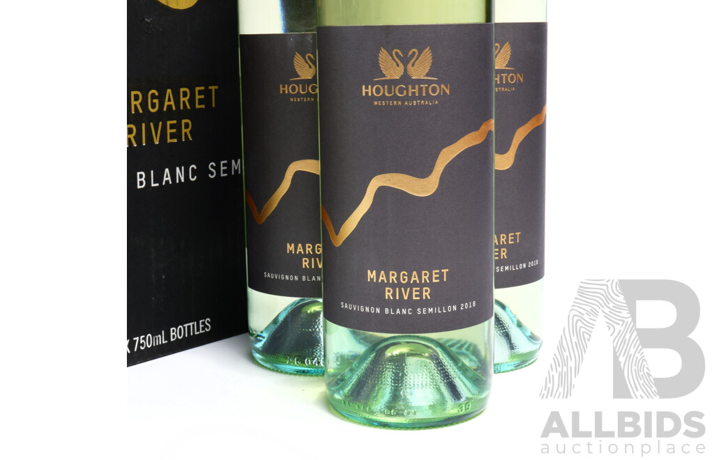 Houghton Margaret River WA 2018 Sauvignon Blanc Semillon - Case of 6 x 750ml