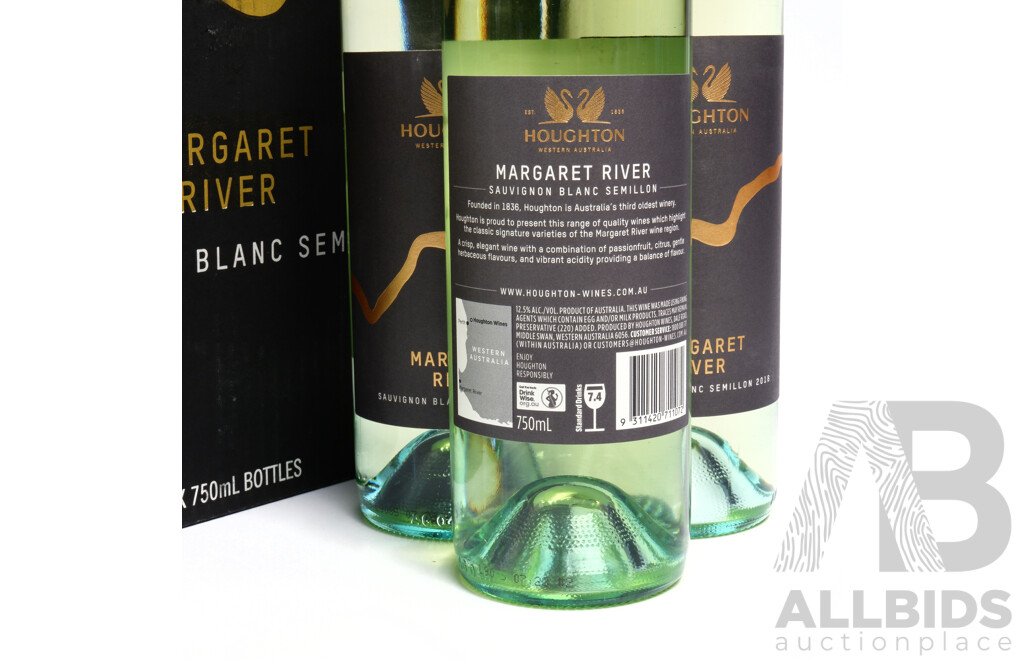 Houghton Margaret River WA 2018 Sauvignon Blanc Semillon - Case of 6 x 750ml