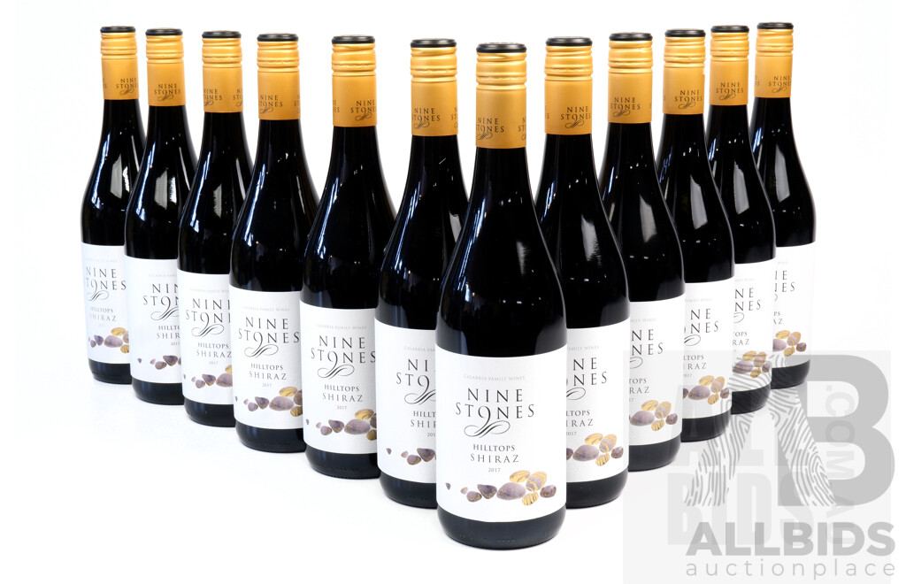Nine Stones Hilltops Shiraz 2017 - Case of 12 x 750ml