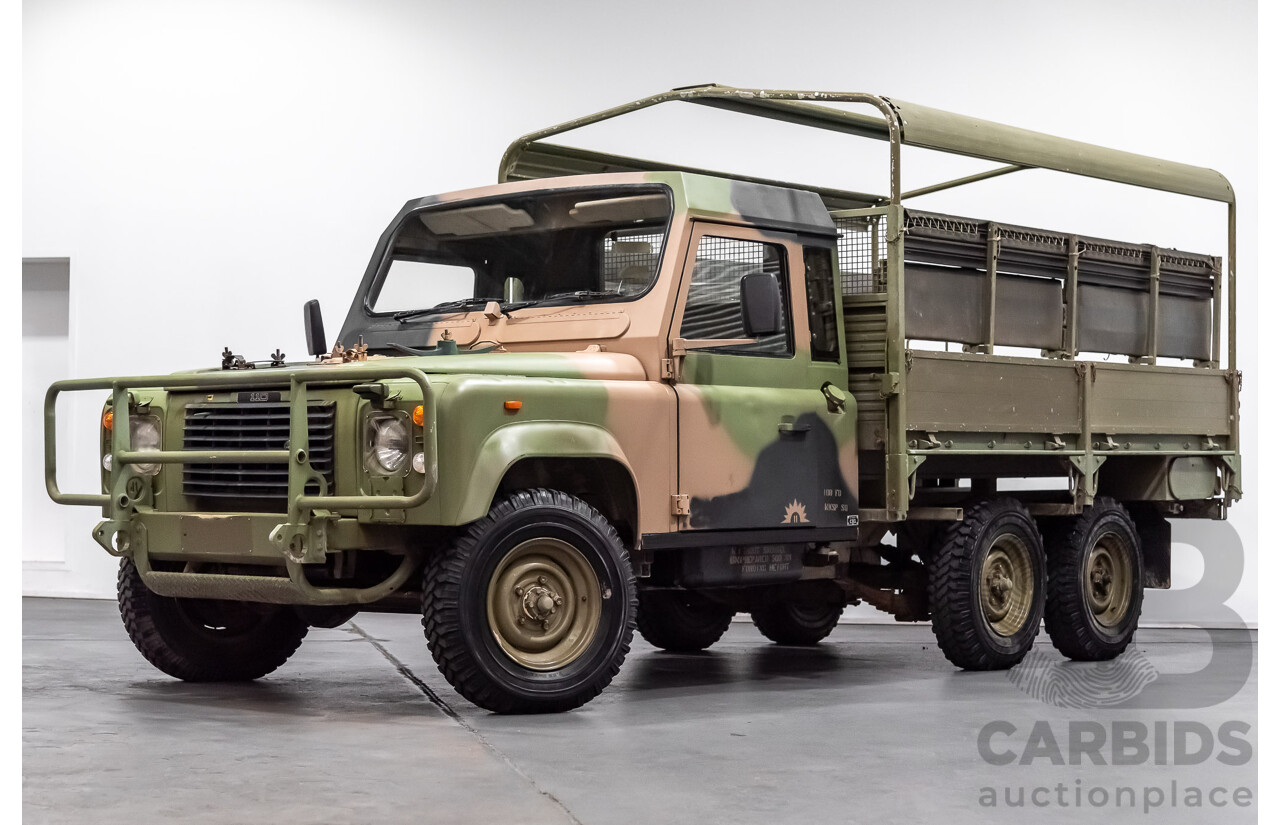 7/1990 Land Rover Defender 110 Perentie (6x6) Camouflage 3.9L Turbo Diesel - Ex-Military (ADF)