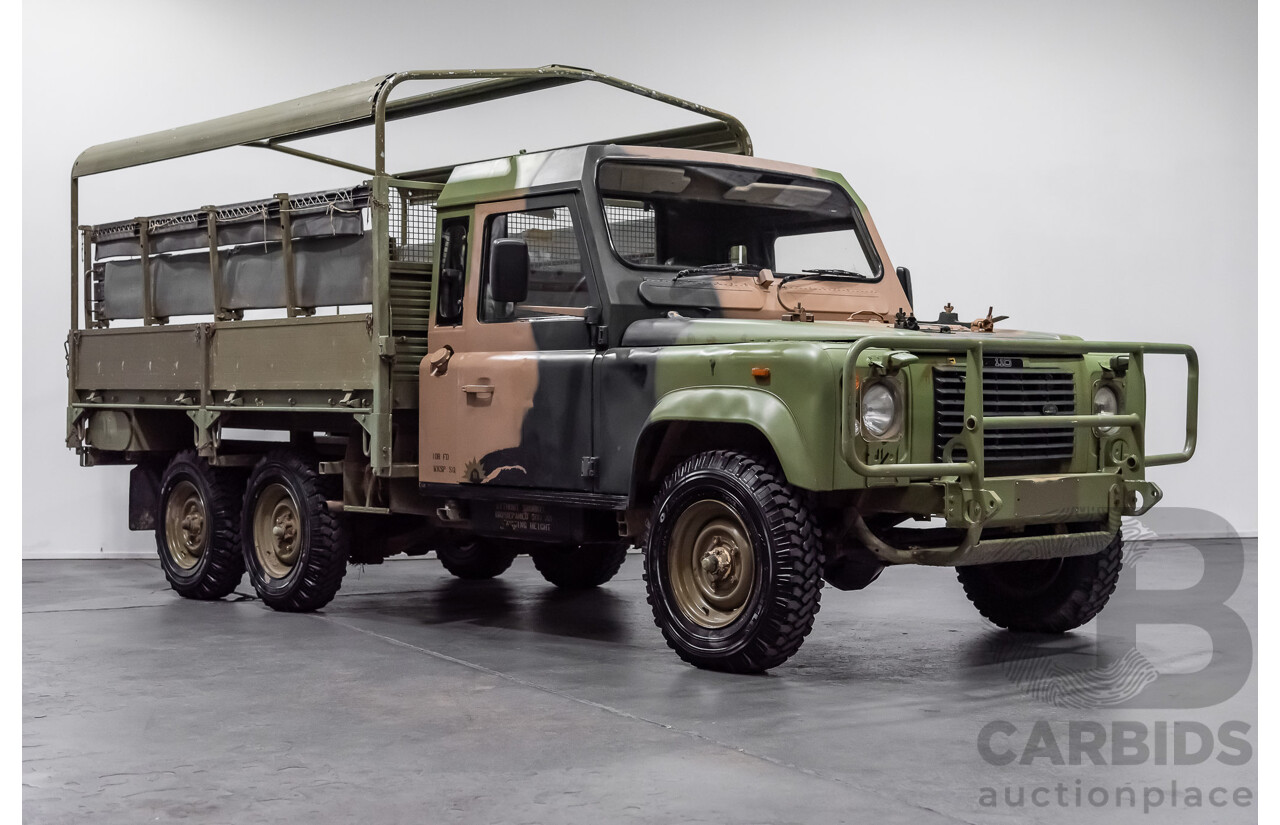 7/1990 Land Rover Defender 110 Perentie (6x6) Camouflage 3.9L Turbo Diesel - Ex-Military (ADF)