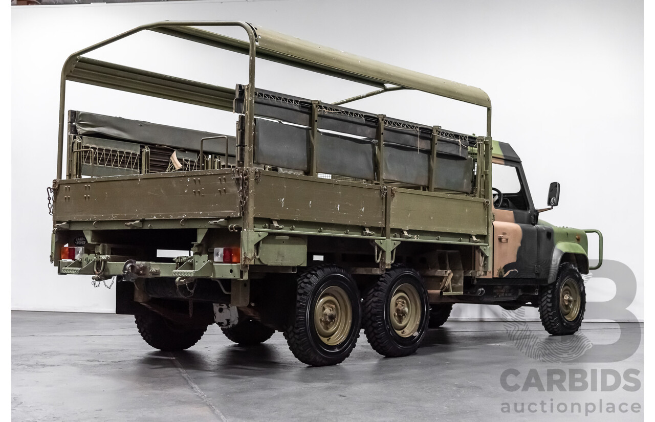 7/1990 Land Rover Defender 110 Perentie (6x6) Camouflage 3.9L Turbo Diesel - Ex-Military (ADF)