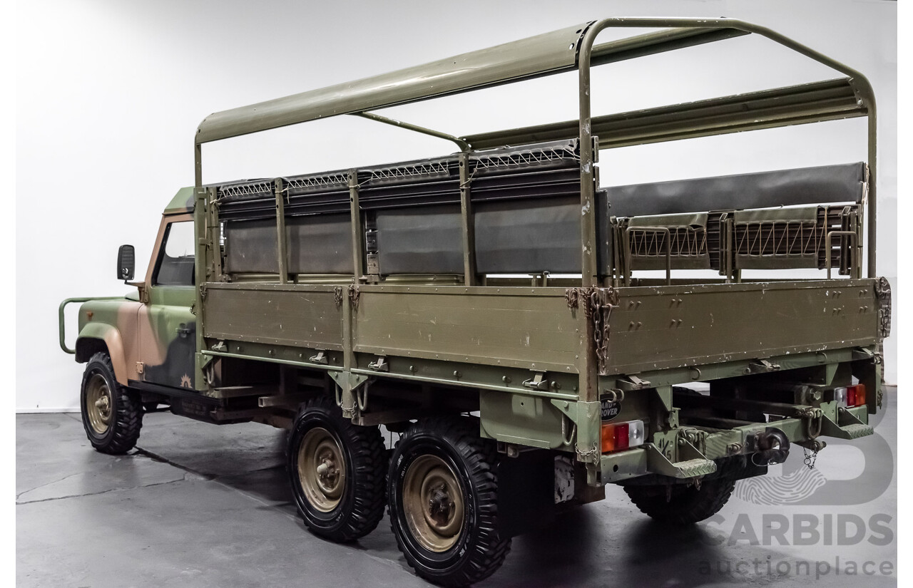 7/1990 Land Rover Defender 110 Perentie (6x6) Camouflage 3.9L Turbo Diesel - Ex-Military (ADF)