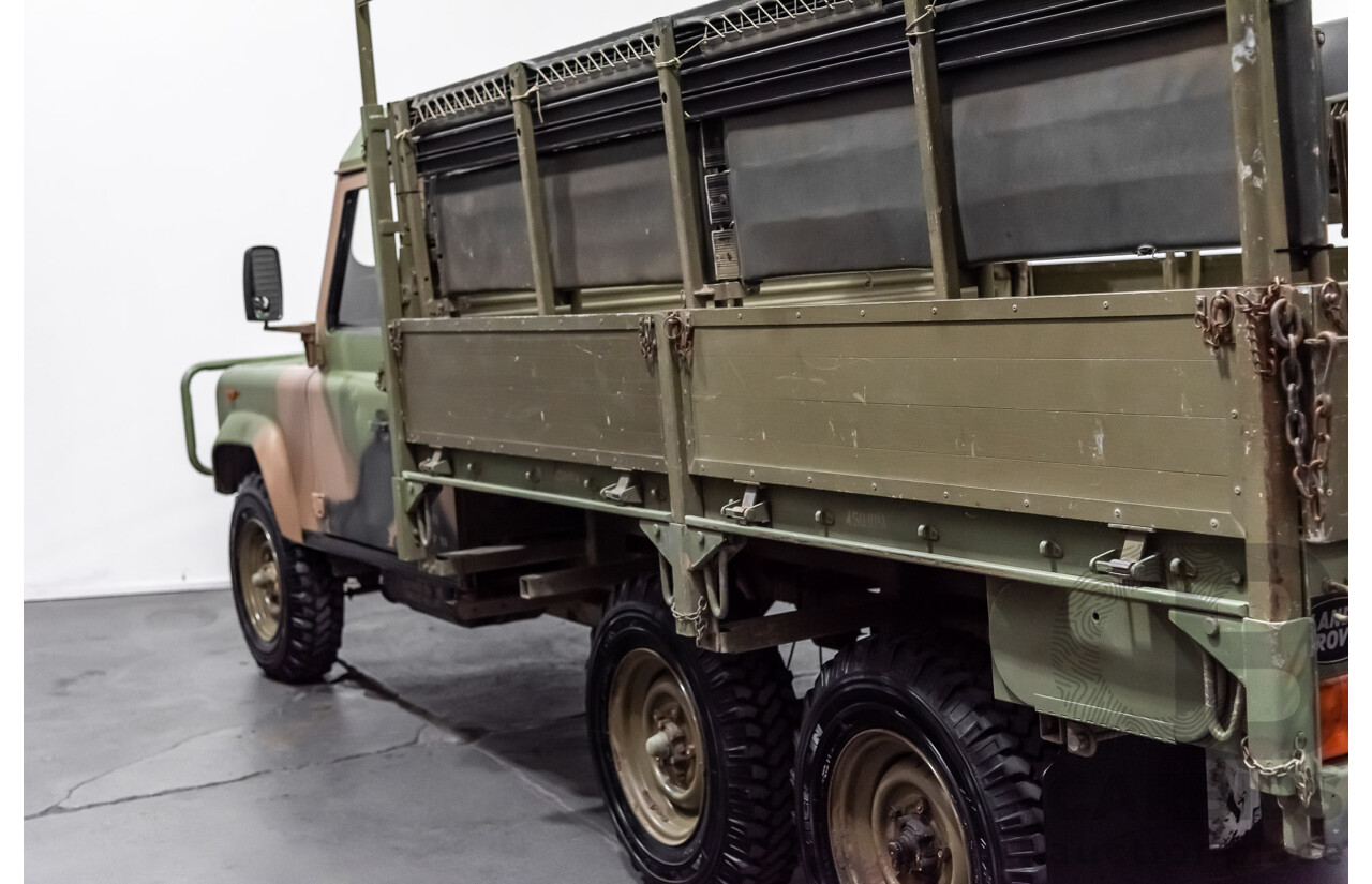 7/1990 Land Rover Defender 110 Perentie (6x6) Camouflage 3.9L Turbo Diesel - Ex-Military (ADF)