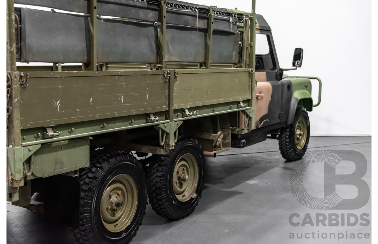 7/1990 Land Rover Defender 110 Perentie (6x6) Camouflage 3.9L Turbo Diesel - Ex-Military (ADF)