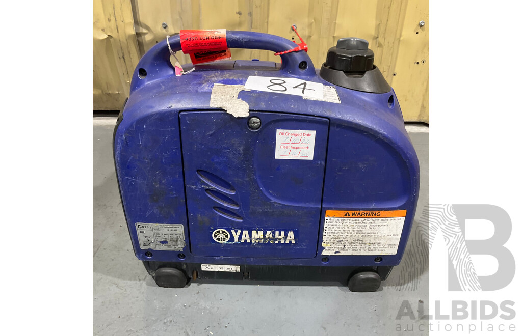 YAMAHA EF1000iS – 1 KVA Inverter Generator - ORP $1799