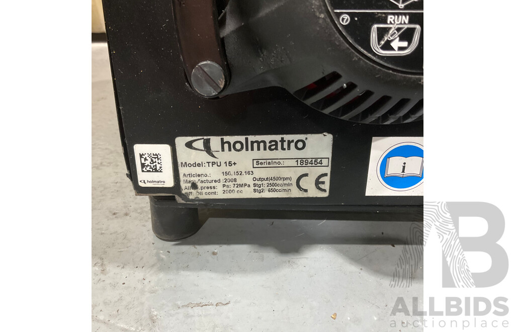 HOLMATRO TPU-15 Portable Petrol Hydraulic Pump