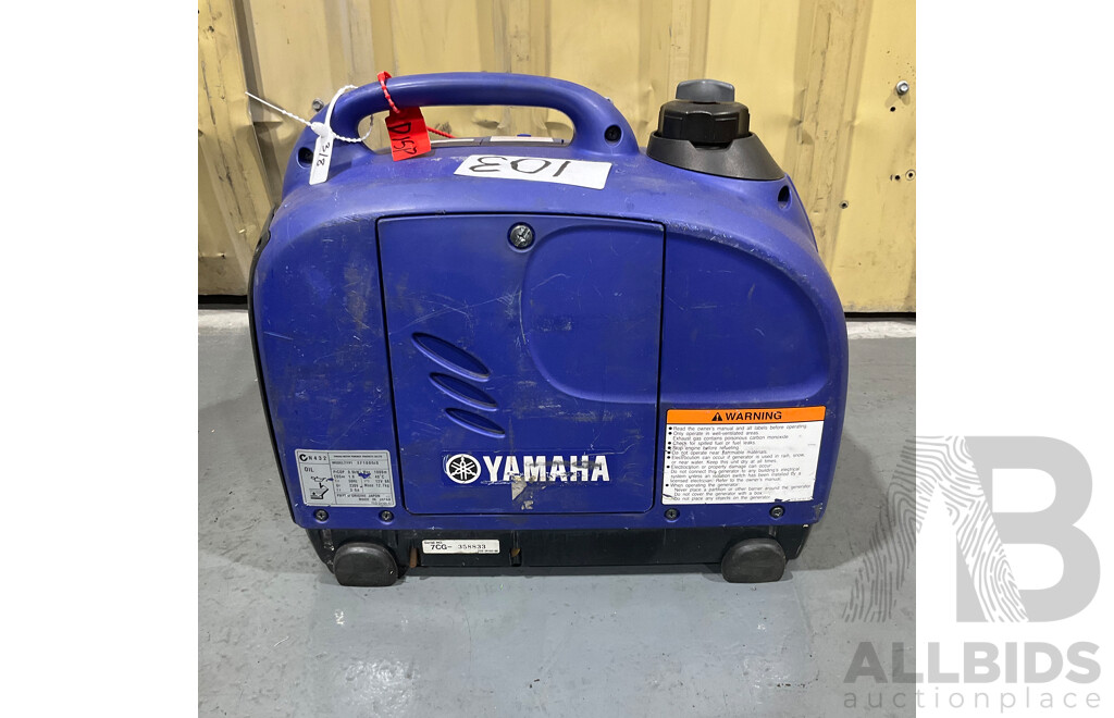 YAMAHA EF1000iS – 1 KVA Inverter Generator - ORP $1799