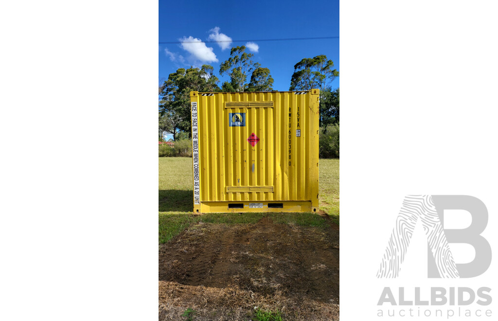 2015 2.9m High Hazardous Materials Containers - Yellow