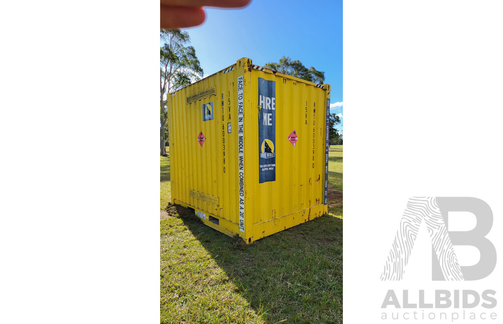 2015 2.9m High Hazardous Materials Containers - Yellow