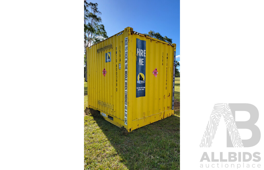 2015 2.9m High Hazardous Materials Containers - Yellow