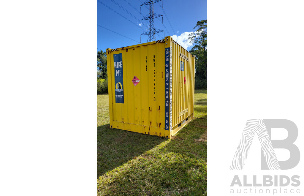 2015 2.9m High Hazardous Materials Containers - Yellow