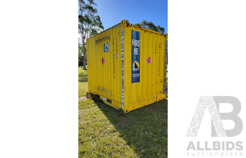 2015 2.9m High Hazardous Materials Containers - Yellow