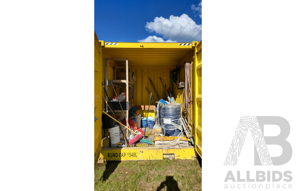 2015 2.9m High Hazardous Materials Containers - Yellow