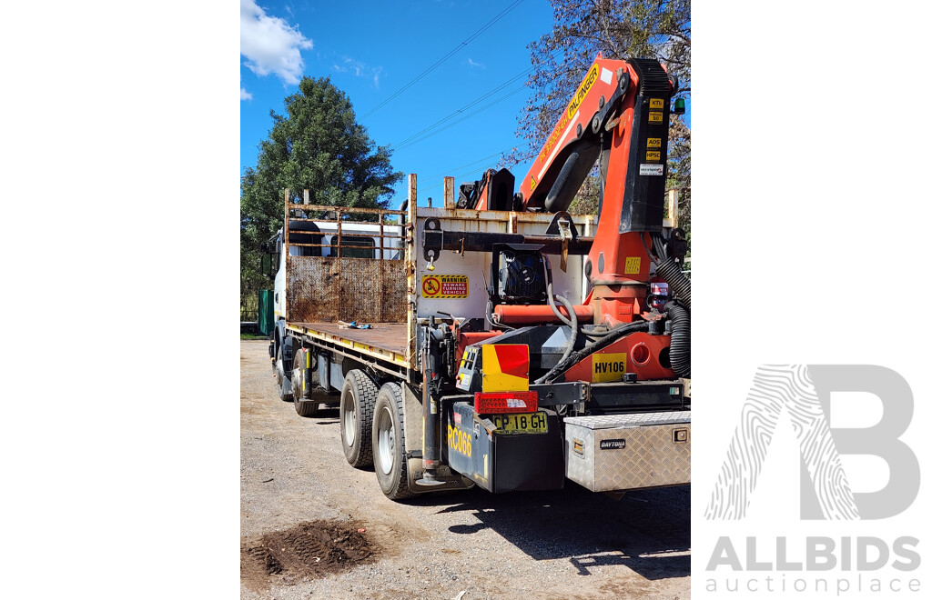 03/2017 SCANIA G400 Twin Steer 8x4 400HP with Palfinger Crane PK33002-EH-E