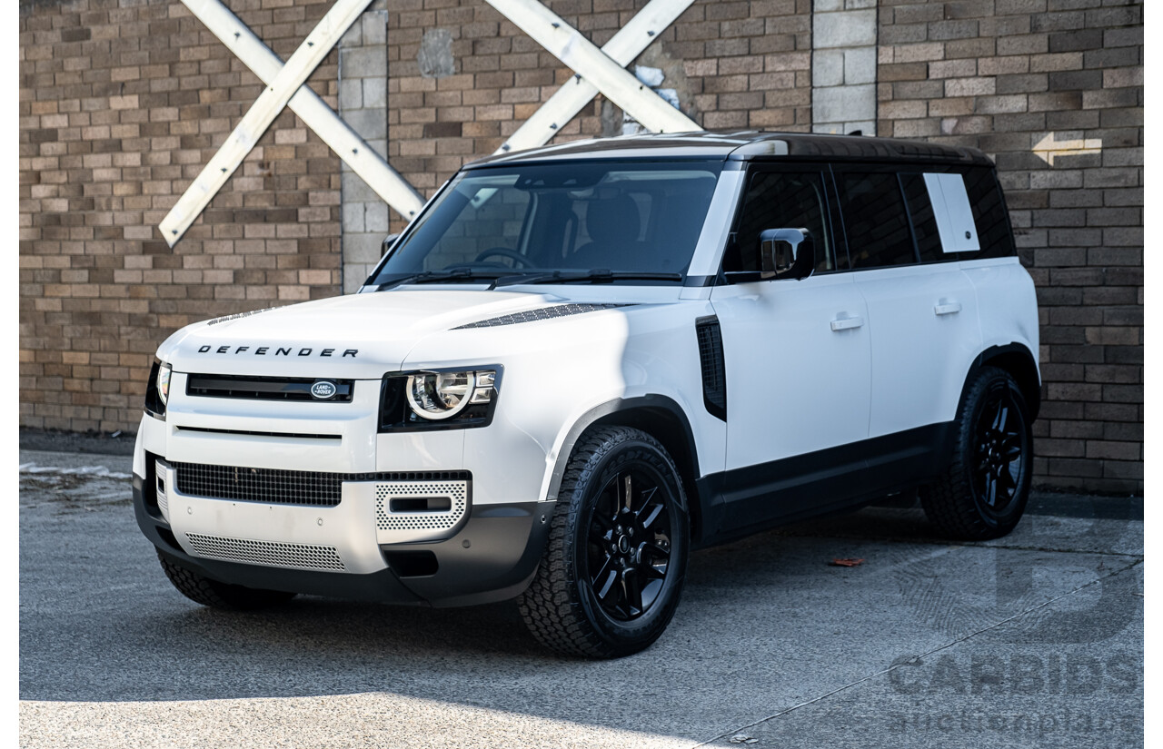 03/2022 Land Rover Defender 110 D250 (4x4) L663 MY22 4d Wagon Fuji White 3.0L Twin Turbo Diesel