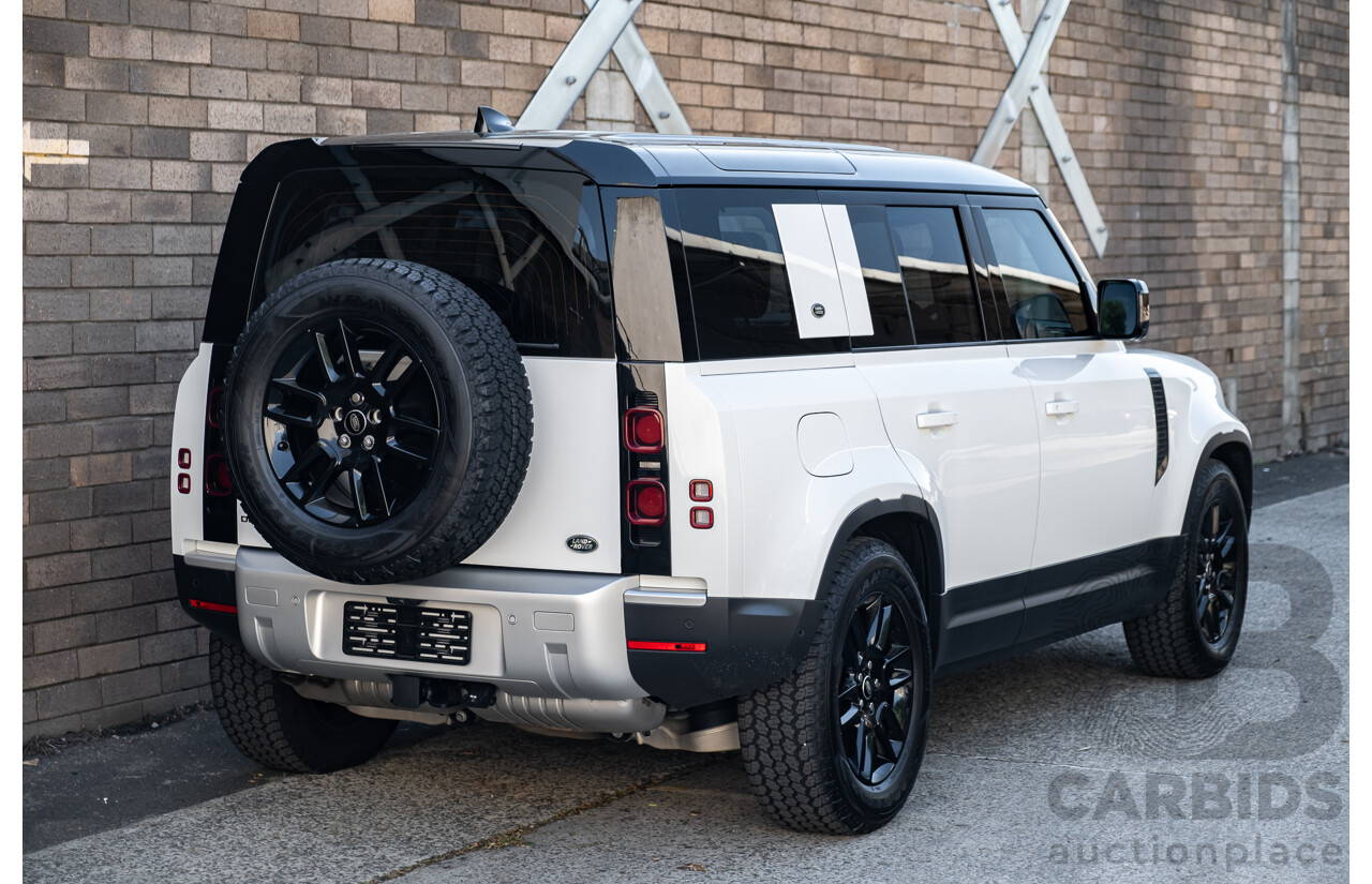 03/2022 Land Rover Defender 110 D250 (4x4) L663 MY22 4d Wagon Fuji White 3.0L Twin Turbo Diesel