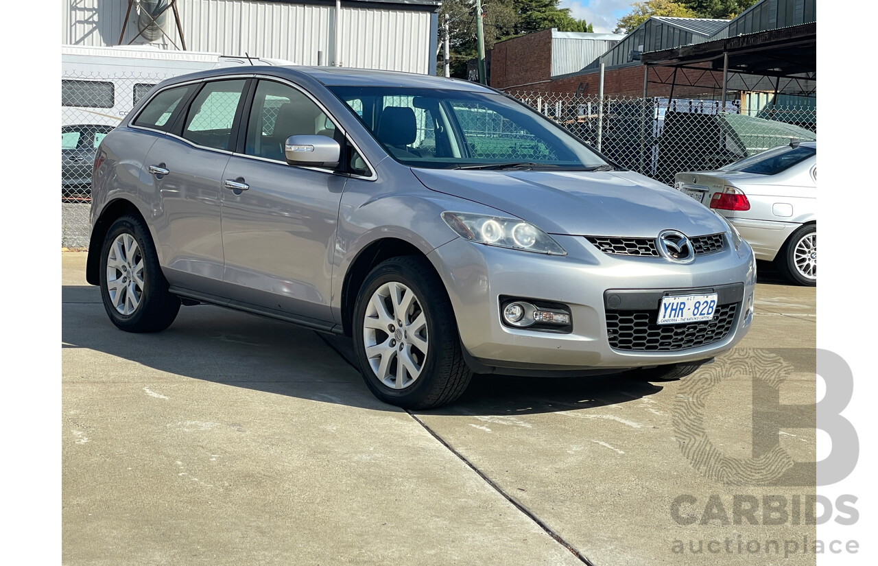 2/2008 Mazda Cx-7 Luxury (4x4) ER 4d Wagon Silver 2.3L