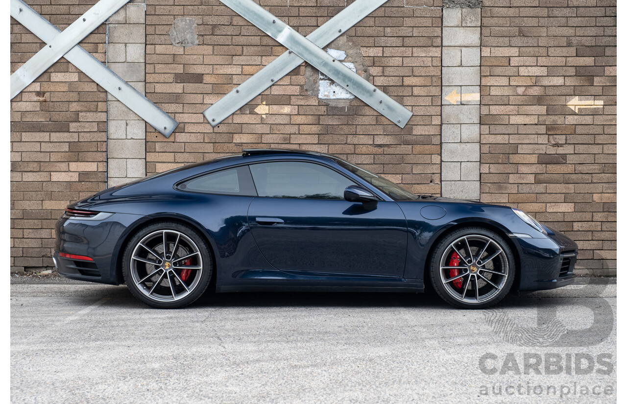 07/2021 Porsche 911 Carrera S 992 MY21 2d Coupe Night Blue Metallic 3.0L Turbo