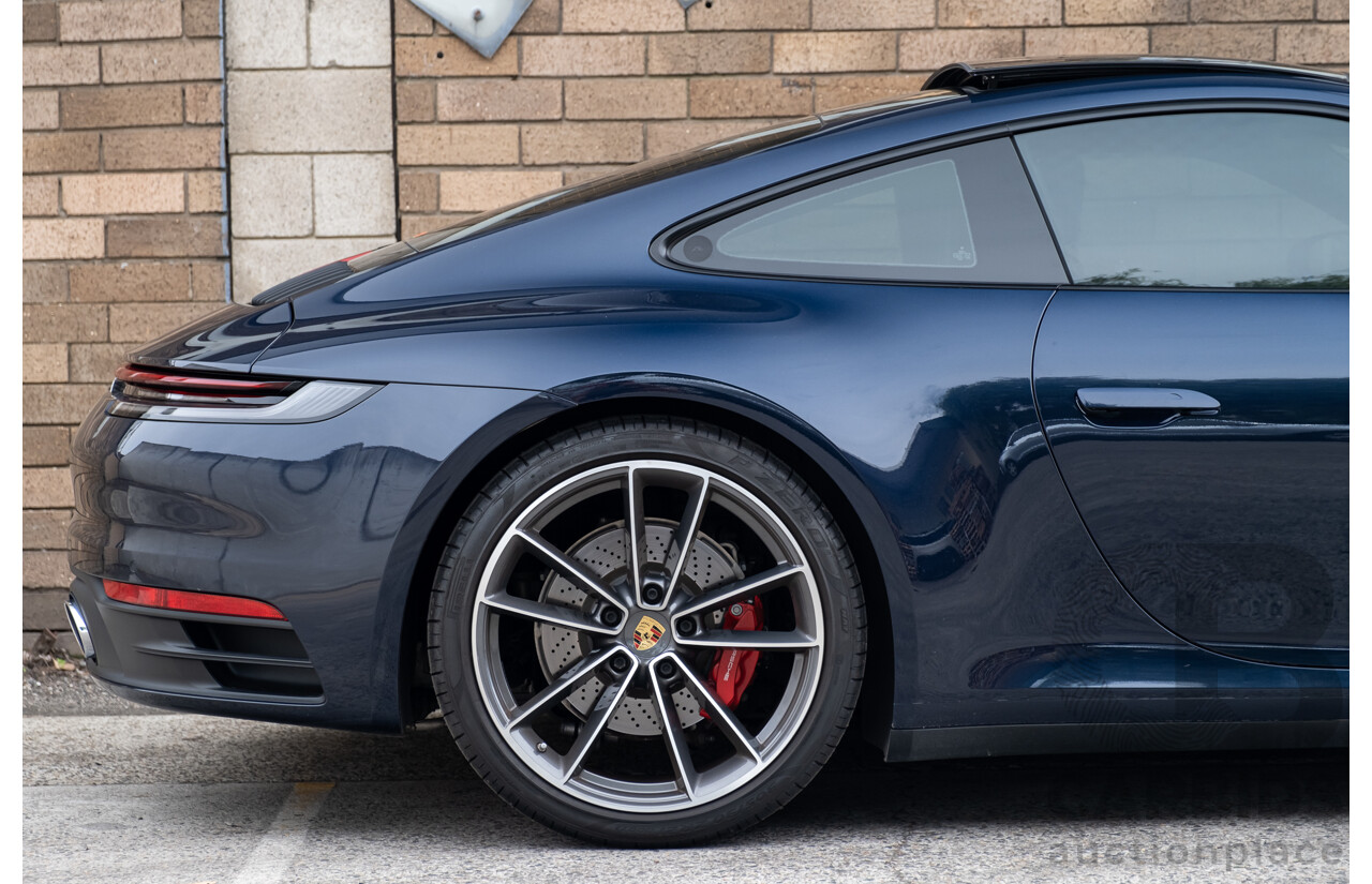 07/2021 Porsche 911 Carrera S 992 MY21 2d Coupe Night Blue Metallic 3.0L Turbo