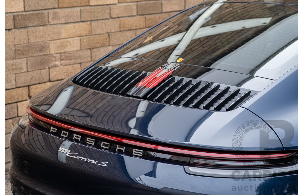 07/2021 Porsche 911 Carrera S 992 MY21 2d Coupe Night Blue Metallic 3.0L Turbo