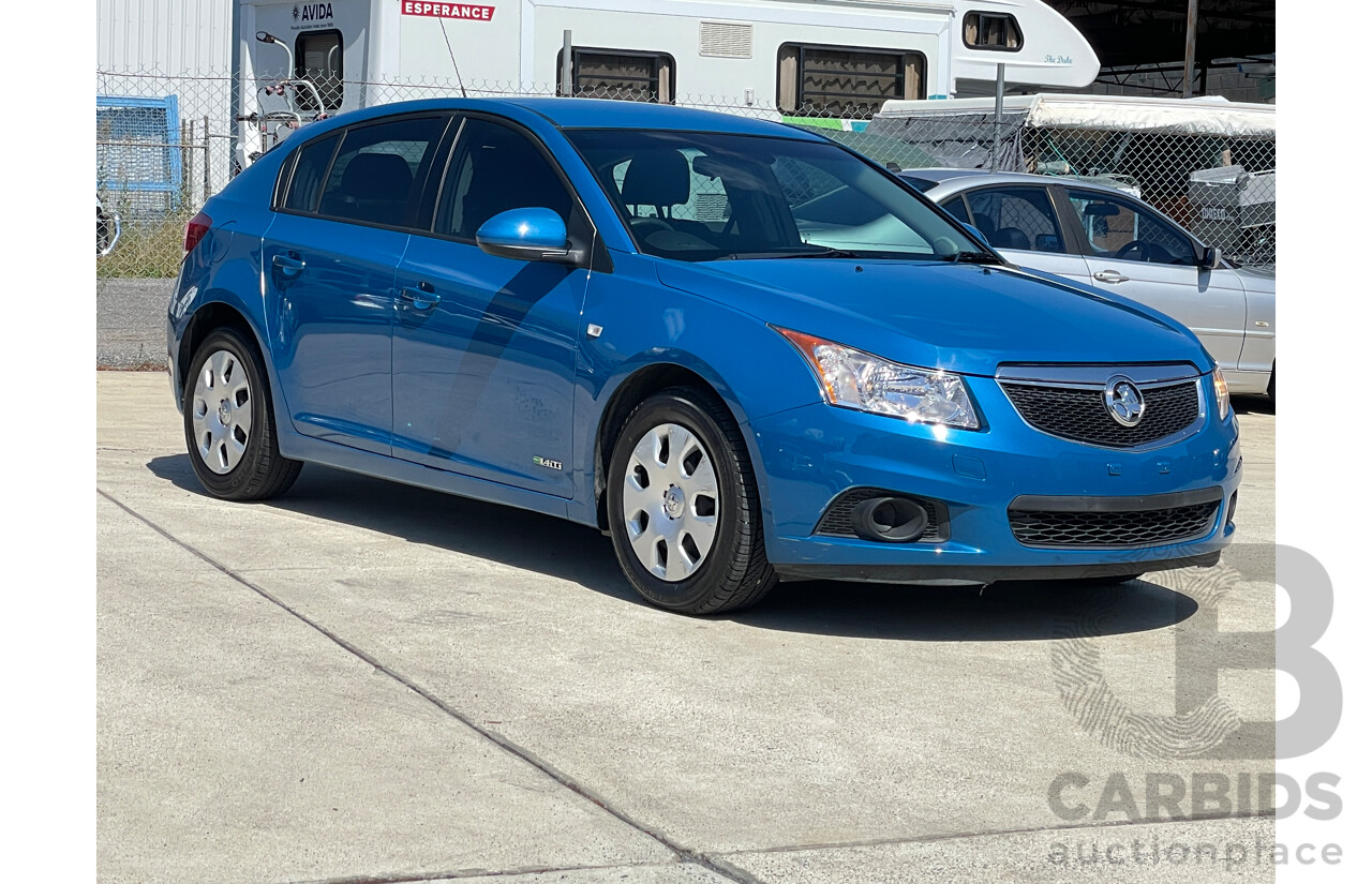 9/2012 Holden Cruze CD JH MY12 4d Sedan Blue 1.4L