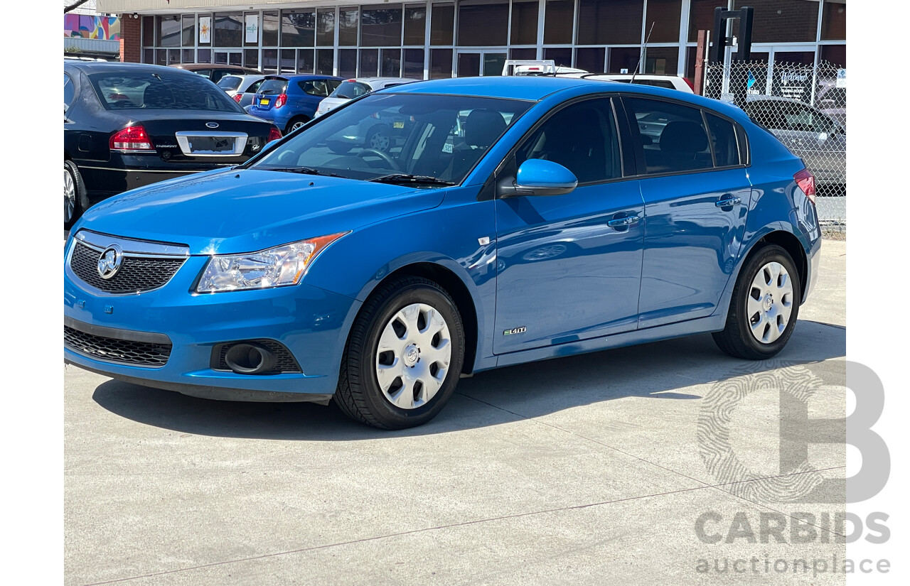 9/2012 Holden Cruze CD JH MY12 4d Sedan Blue 1.4L