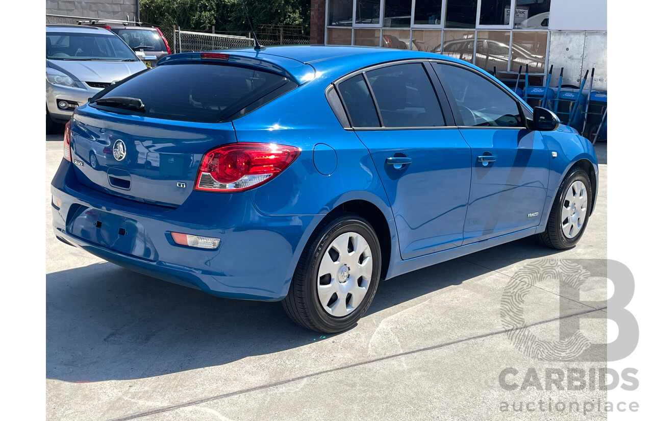 9/2012 Holden Cruze CD JH MY12 4d Sedan Blue 1.4L