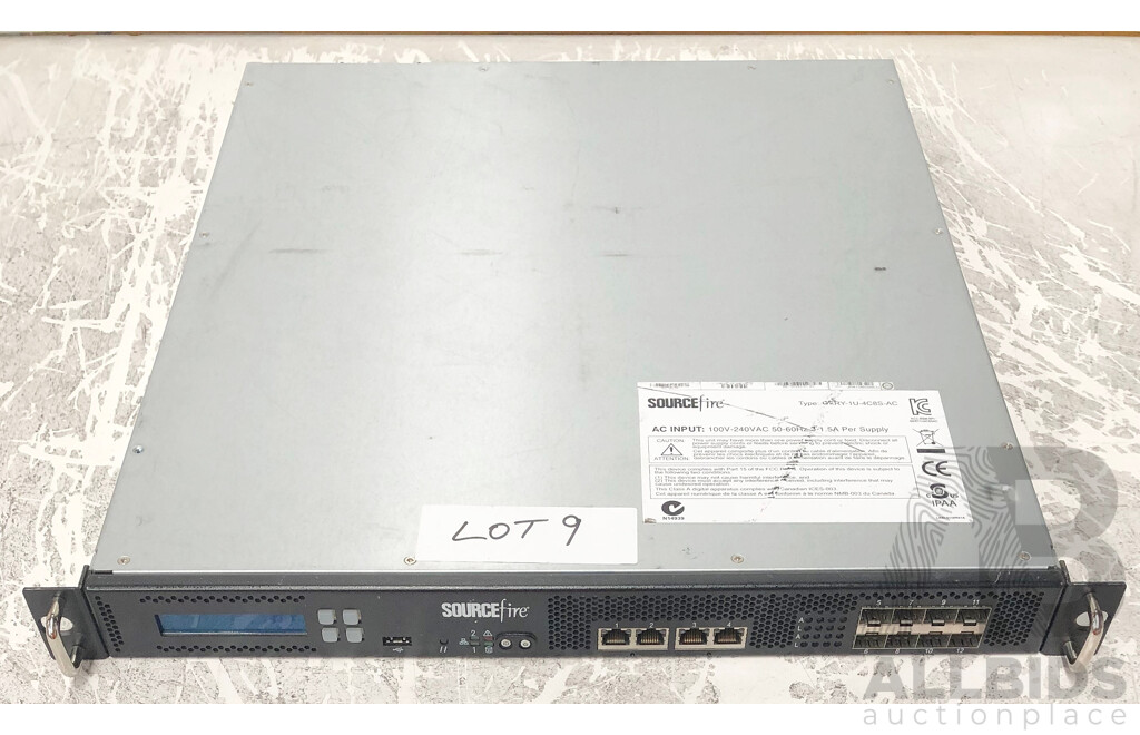 Cisco (AMP7150) SourceFire Network Security Appliance
